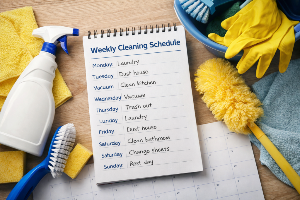 How to Create a Weekly Cleaning Schedule How to Create a Weekly Cleaning Schedule
