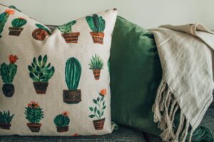 How to Wash Pillows Properly White, Green, and Brown Throw Pillow